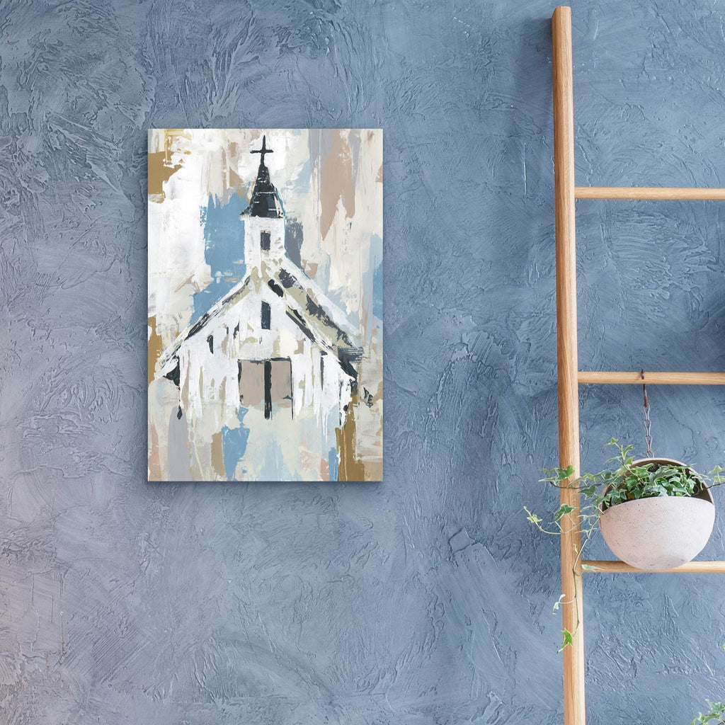 Sunday Chapel 1 by Annie Warren - 16x24 acrylic wall art in a room