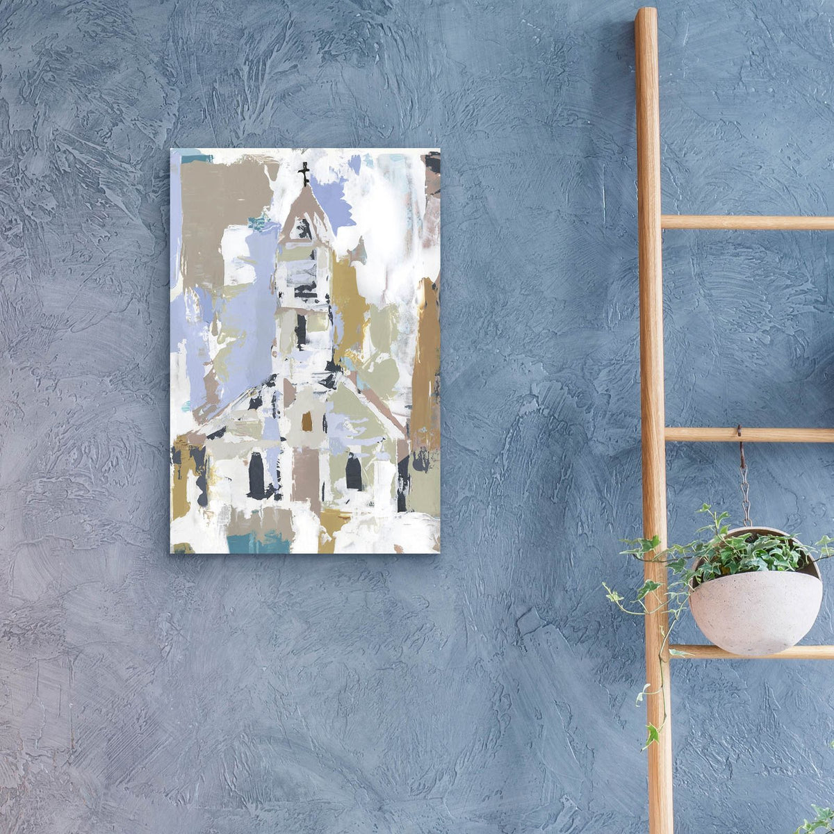 Sunday Chapel 2 by Annie Warren - 16x24 acrylic wall art in a room