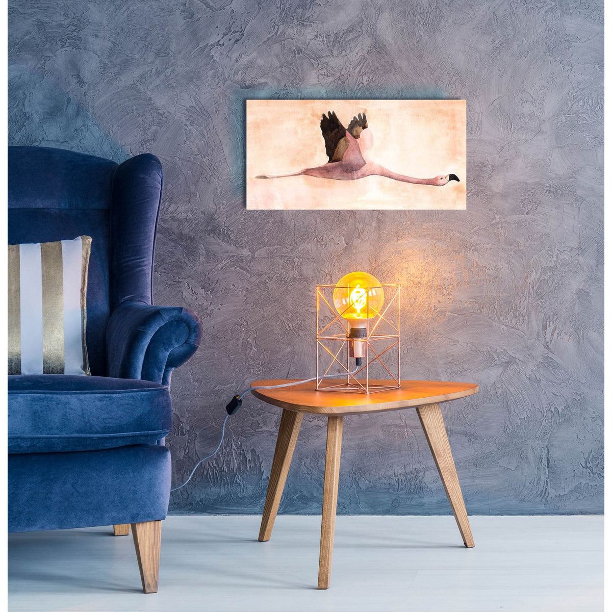 Touching Down 2 by Annie Warren - 24x12 acrylic wall art in a room