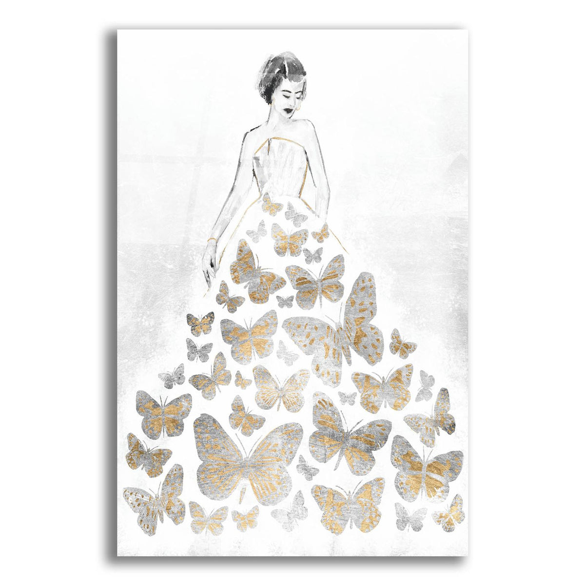 Fluttering Gown 2 by Annie Warren acrylic glass wall art