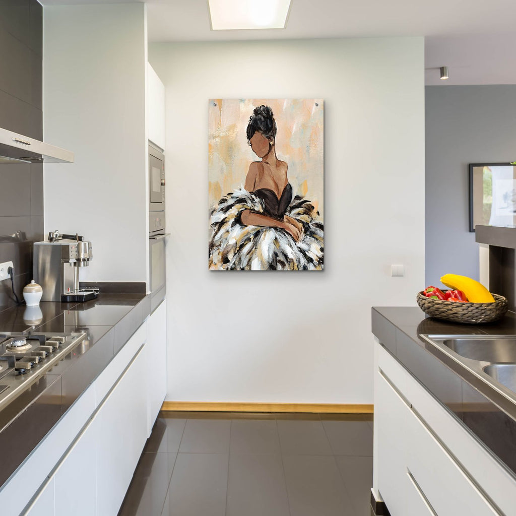 Ball Gown Frills 3 by Annie Warren - 24x36 acrylic wall art in a room