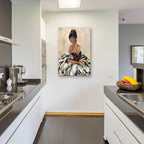 Ball Gown Frills 3 by Annie Warren - 24x36 acrylic wall art in a room