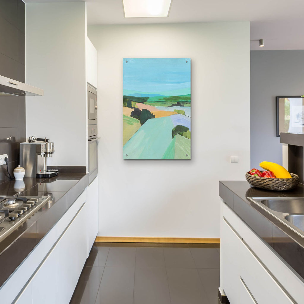 Bright Colored Countryside 4 by Annie Warren - 24x36 acrylic wall art in a room