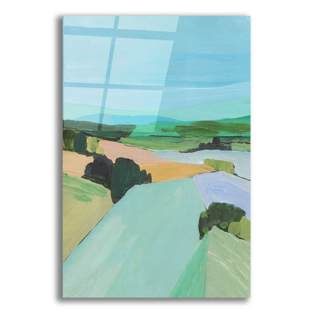 Bright Colored Countryside 4 by Annie Warren acrylic glass wall art