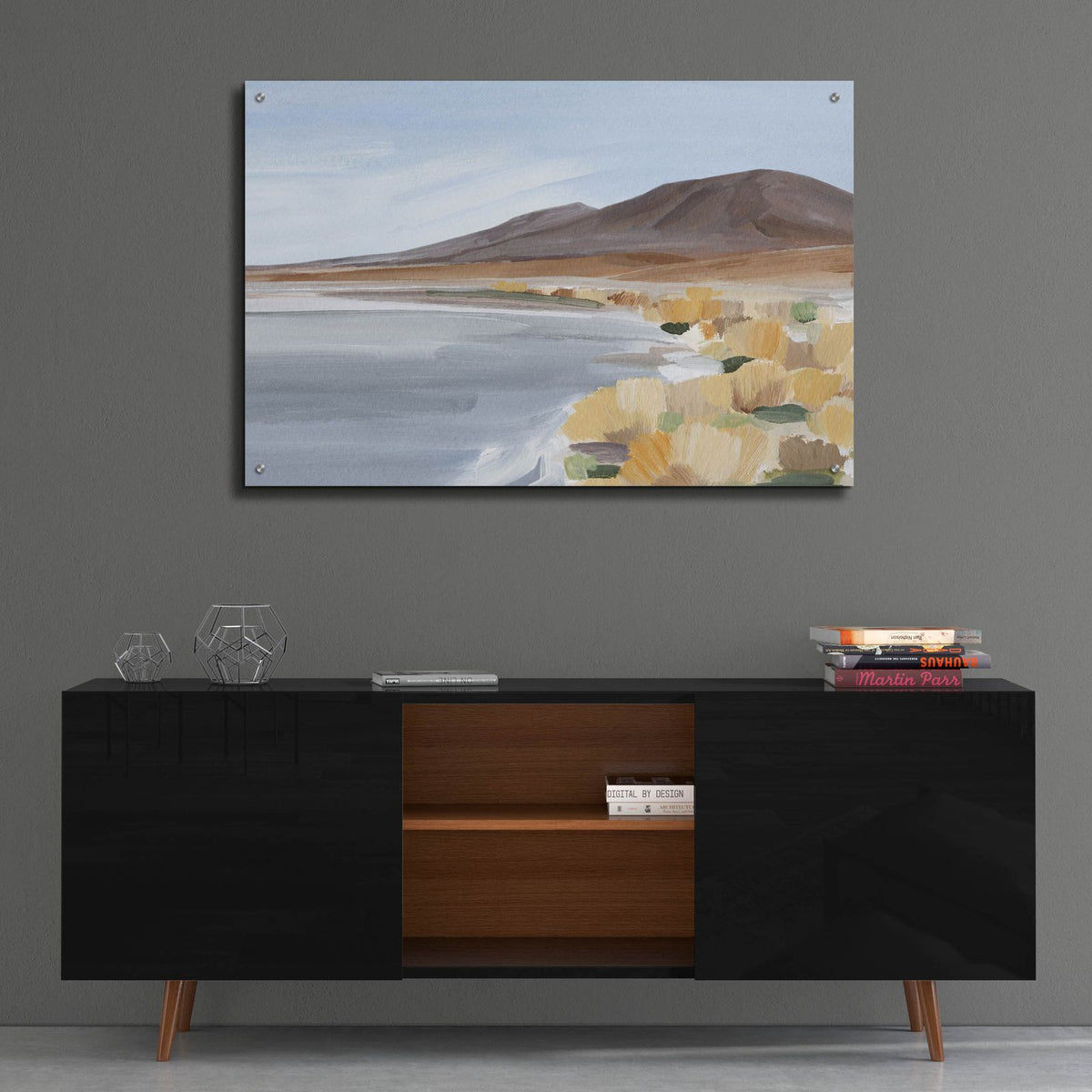 Desert Oasis Study 1 by Annie Warren - 36x24 acrylic wall art in a room