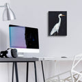 Calm Great Egret 2 by Annie Warren - 12x16 acrylic wall art in a room