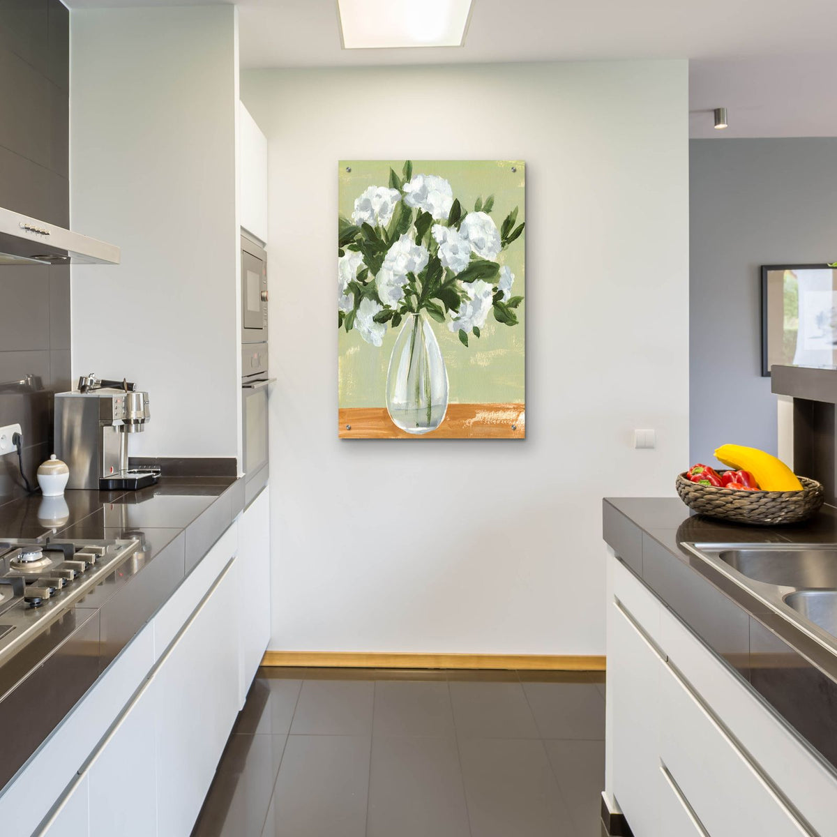 Vased Viburnum 2 by Annie Warren - 24x36 acrylic wall art in a room