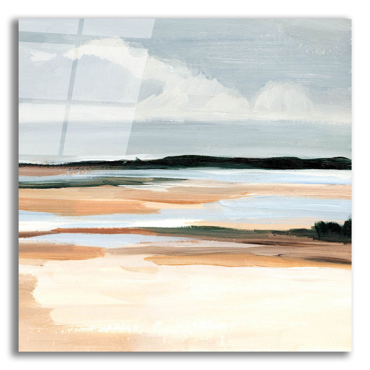 Flaxen Coast 1 by Annie Warren acrylic glass wall art