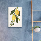 Lemon Branch 1 by Annie Warren - 16x24 acrylic wall art in a room