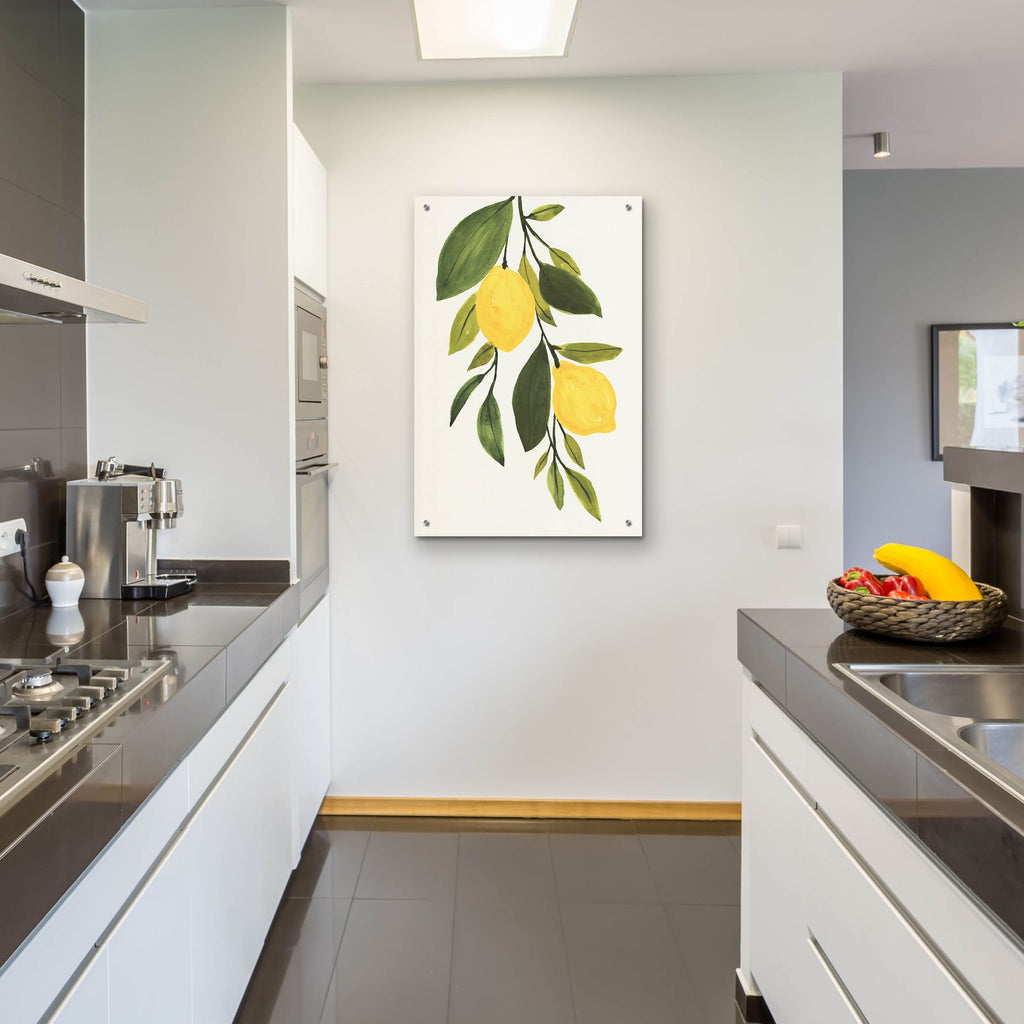 Lemon Branch 2 by Annie Warren - 24x36 acrylic wall art in a room