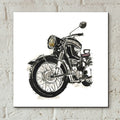 Two Wheels Collection C by Annie Warren - 12x12 acrylic wall art in a room