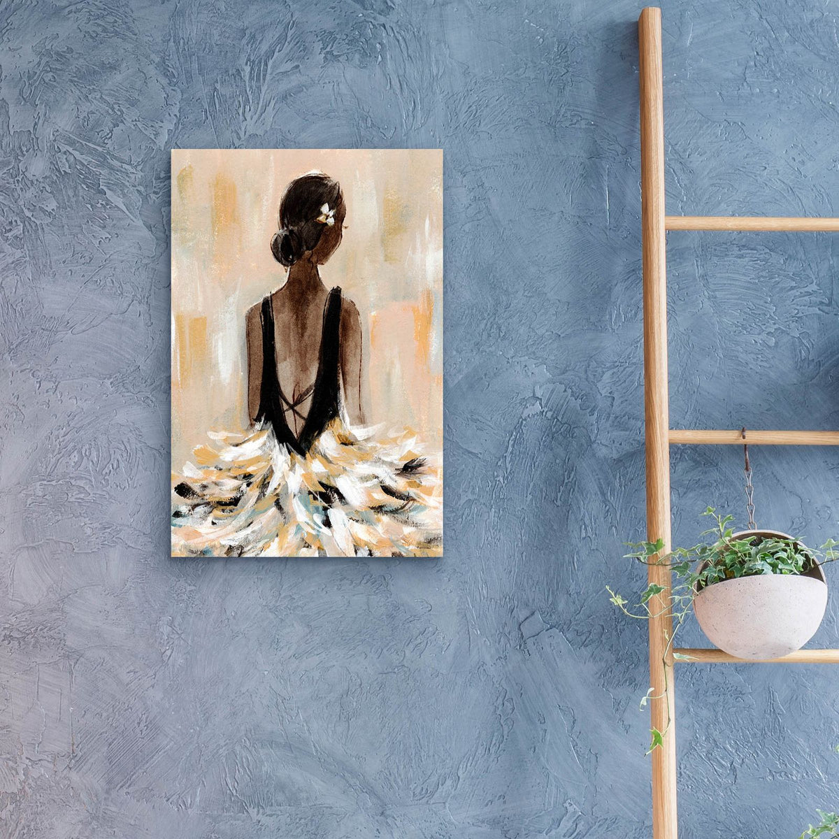 Ball Gown Frills 1 by Annie Warren - 16x24 acrylic wall art in a room