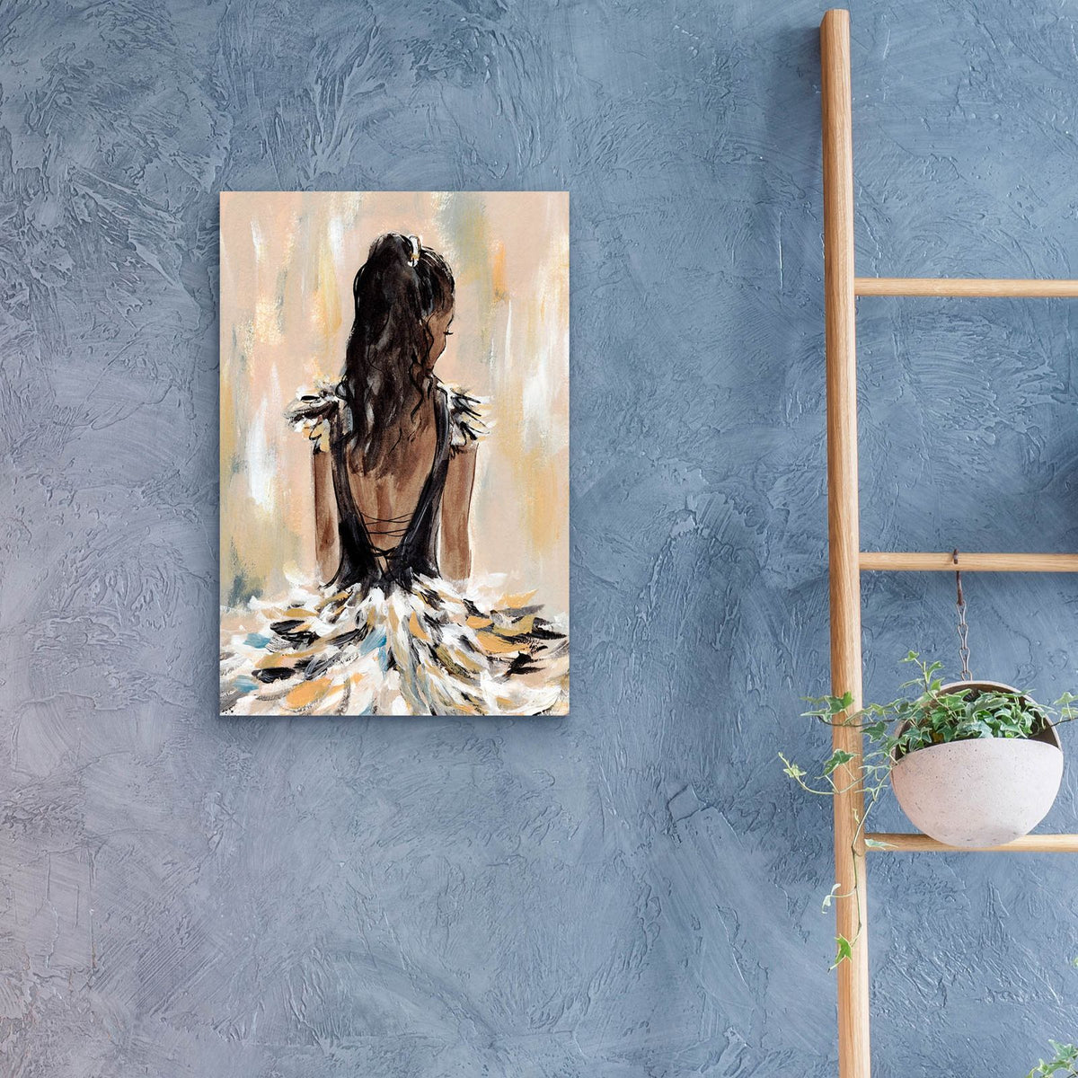 Ball Gown Frills 2 by Annie Warren - 16x24 acrylic wall art in a room