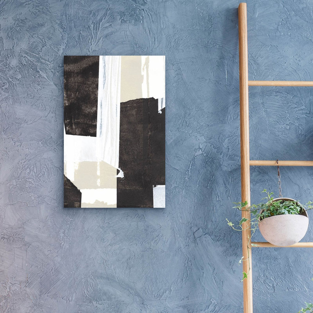 Neutral Intersect 5 by Annie Warren - 16x24 acrylic wall art in a room