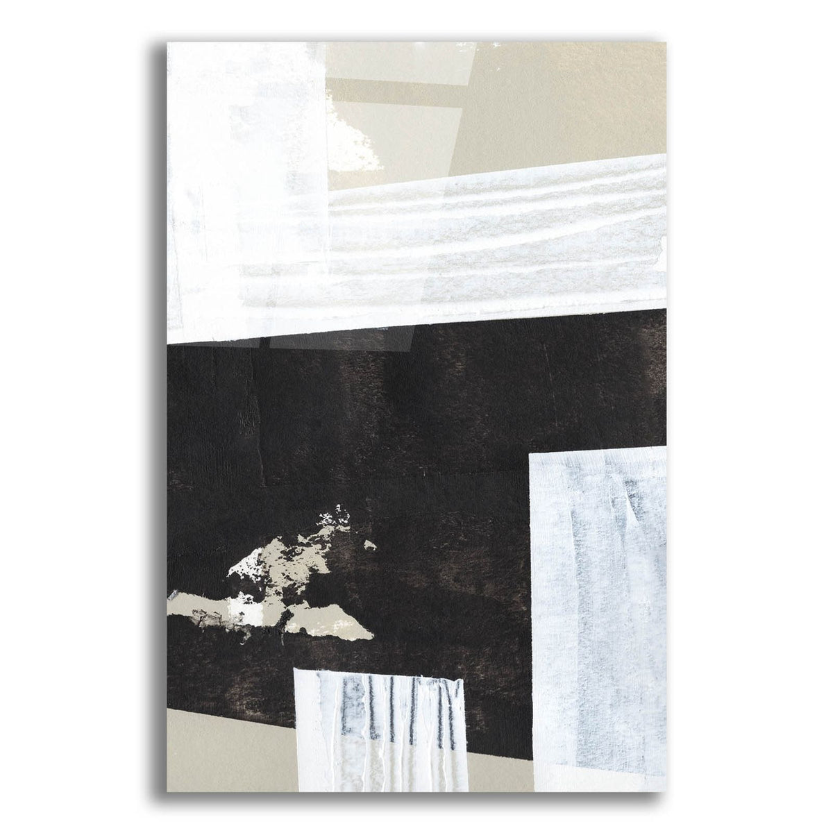 Neutral Intersect 6 by Annie Warren acrylic glass wall art