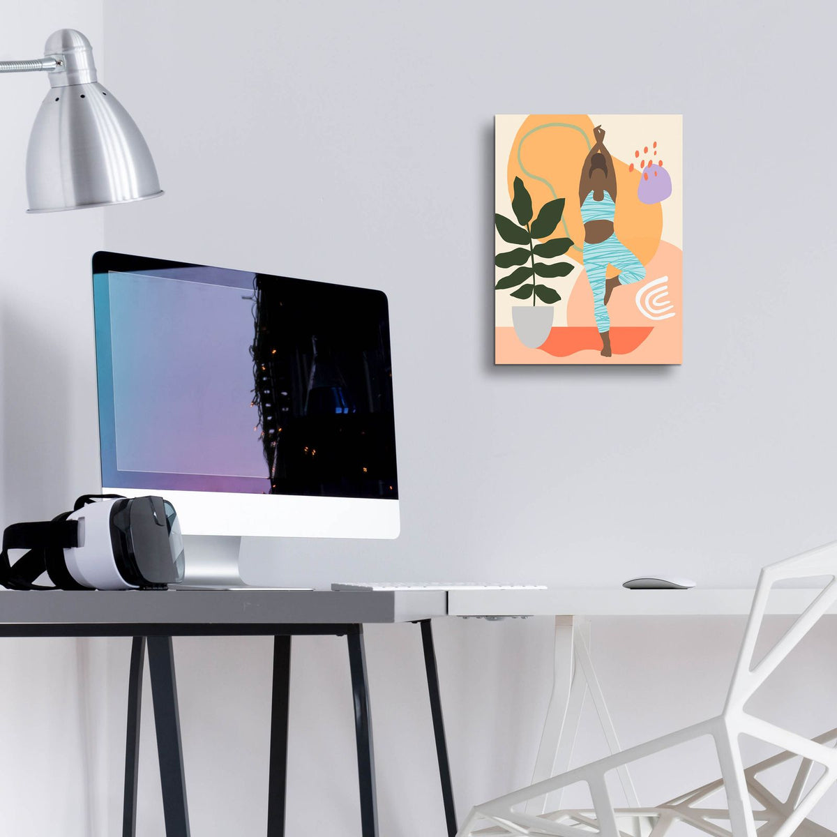 Bright Energy 2 by Annie Warren - 12x16 acrylic wall art in a room