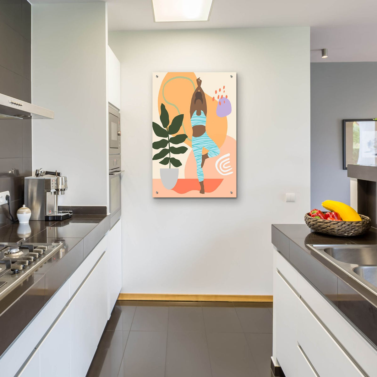 Bright Energy 2 by Annie Warren - 24x36 acrylic wall art in a room