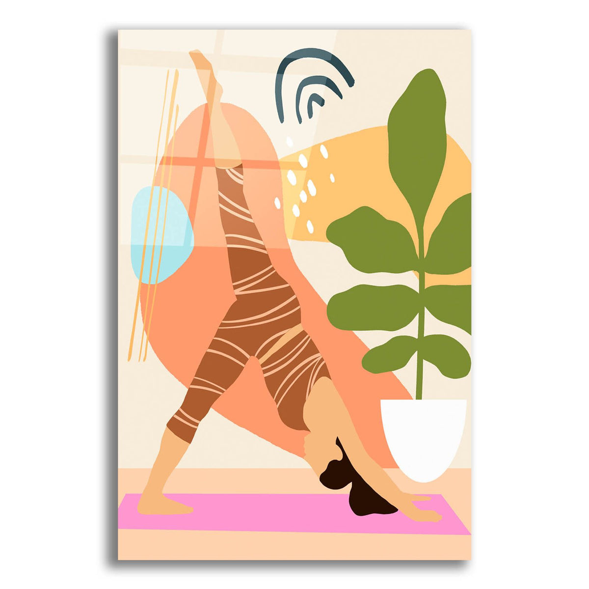 Bright Energy 3 by Annie Warren acrylic glass wall art