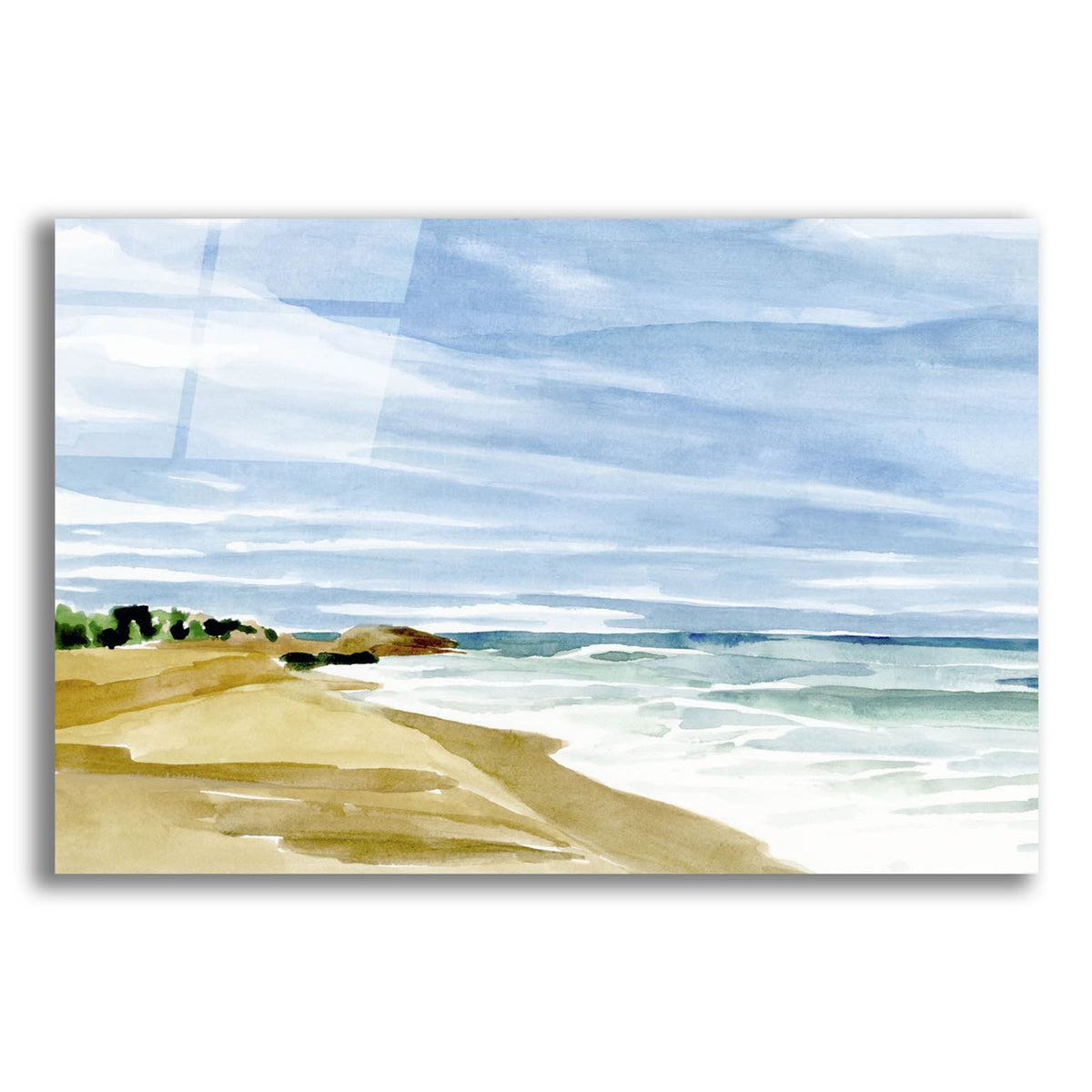 Coastline Calm 2 by Annie Warren acrylic glass wall art
