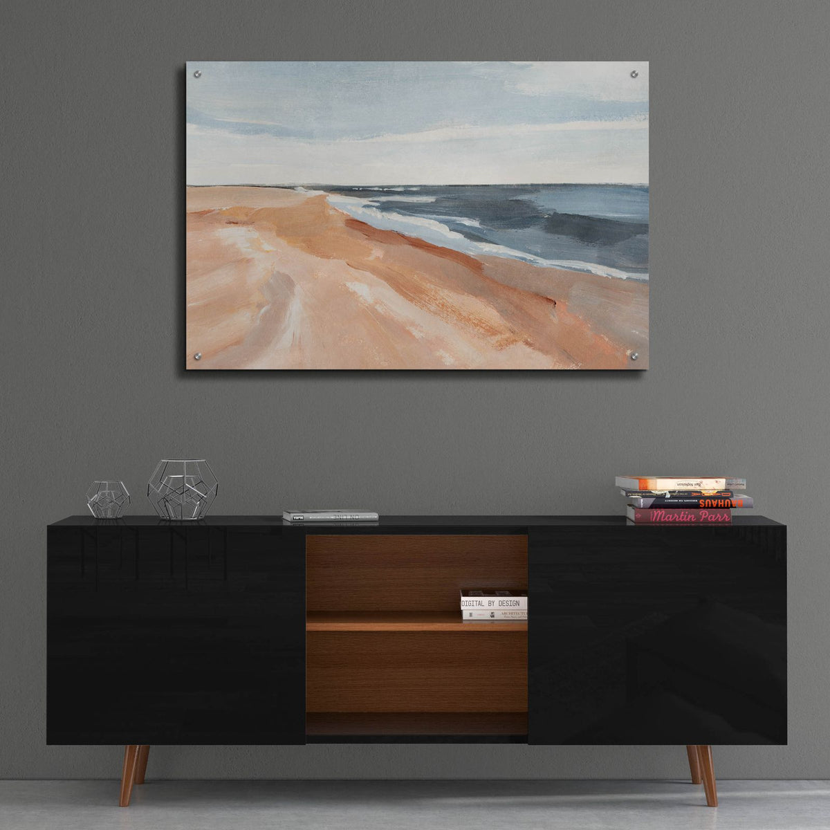 Salvo Beach 2 by Annie Warren - 36x24 acrylic wall art in a room