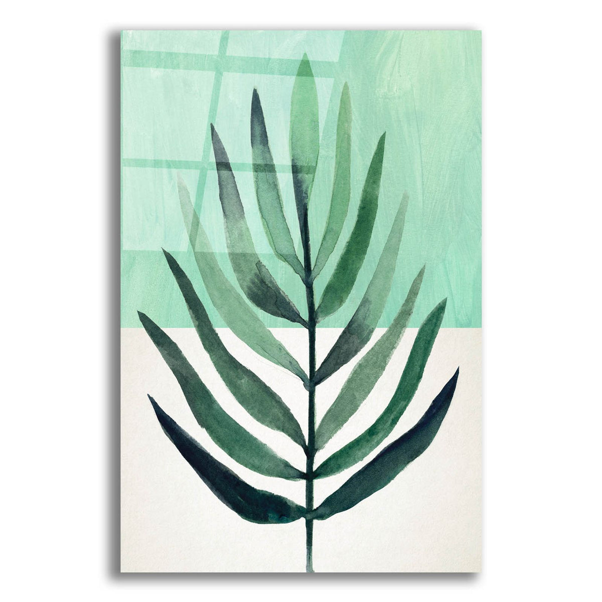 Verging Palm 3 by Annie Warren acrylic glass wall art