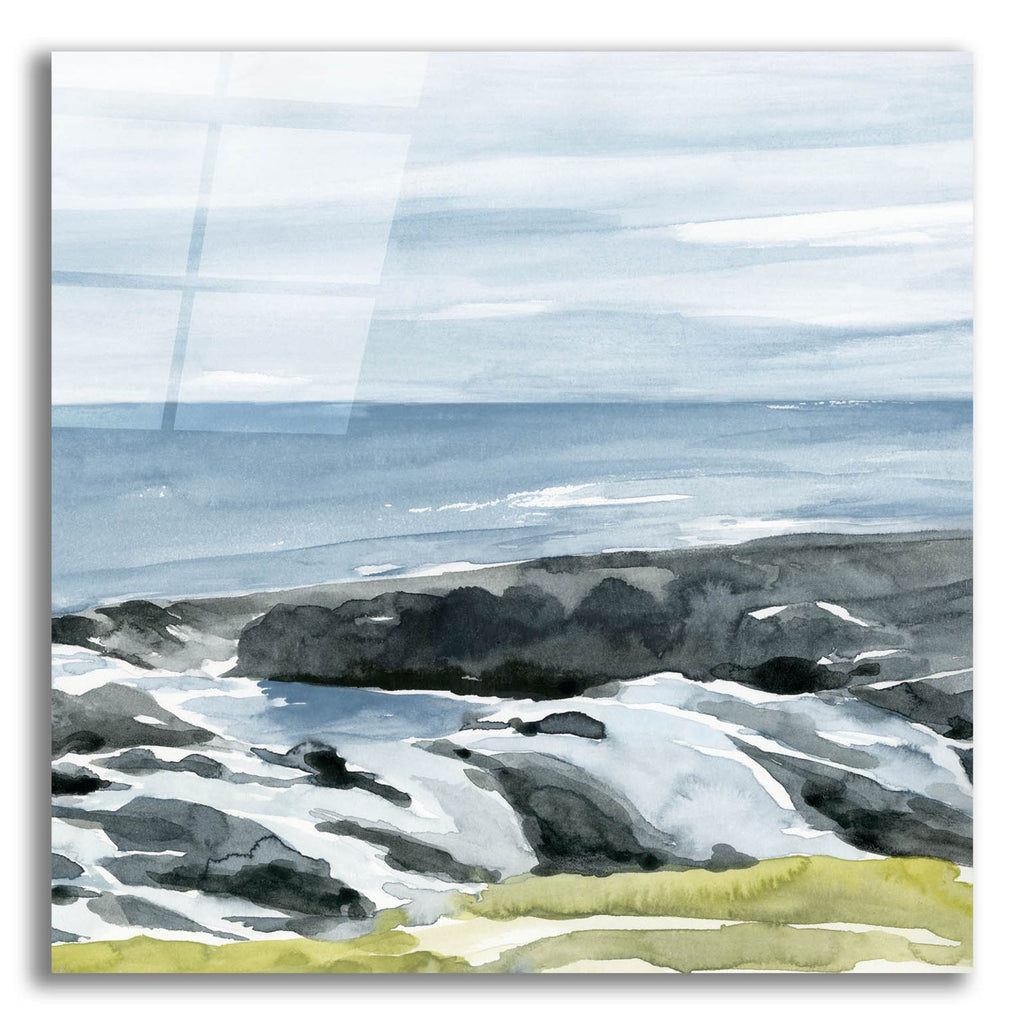 Coastal Blue 2 by Annie Warren acrylic glass wall art