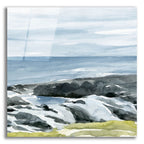 Coastal Blue 2 by Annie Warren acrylic glass wall art
