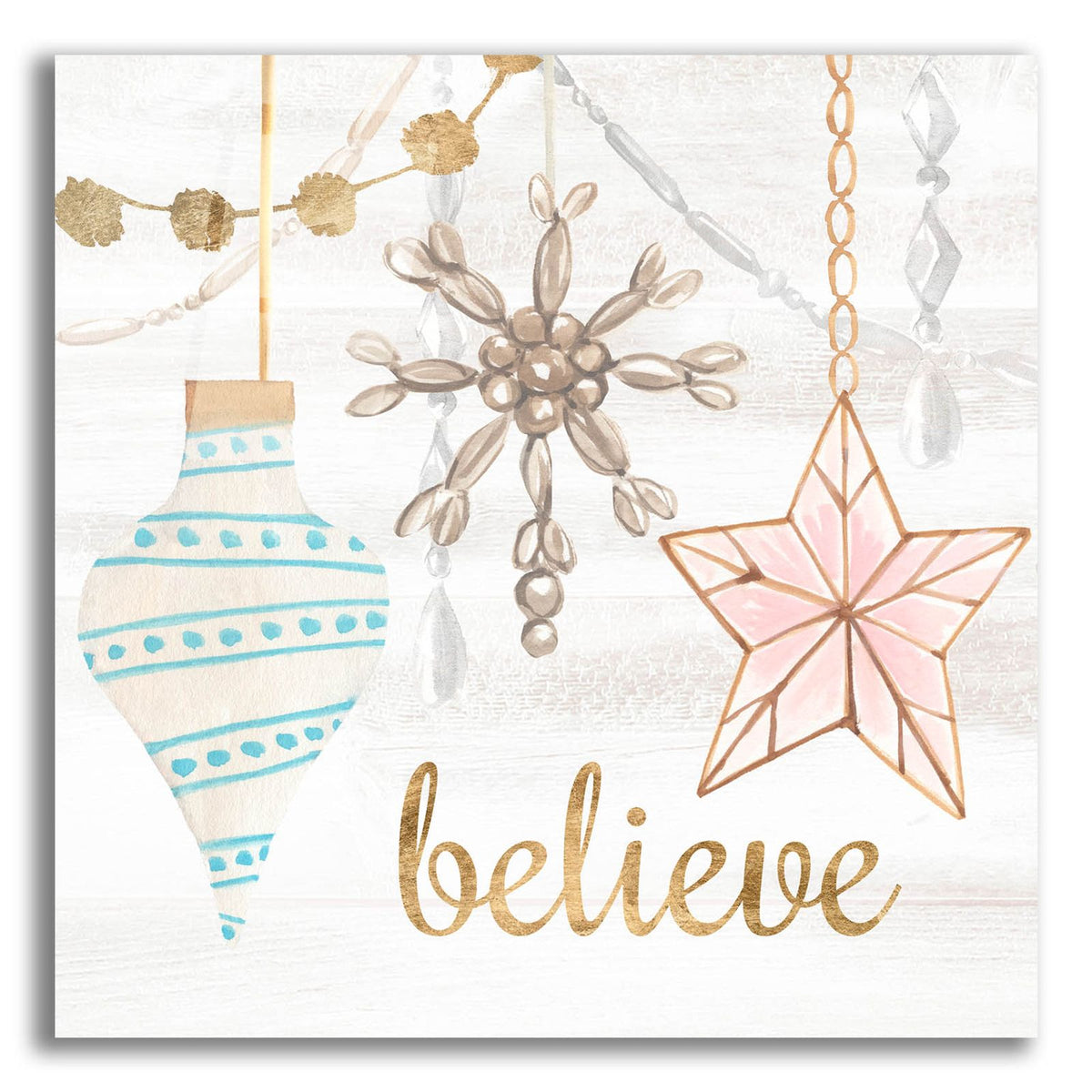 Elegant Ornaments 1 by Annie Warren acrylic glass wall art