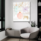 Elegant Ornaments 2 by Annie Warren - 36x36 acrylic wall art in a room