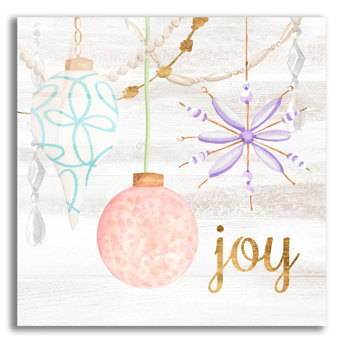Elegant Ornaments 2 by Annie Warren acrylic glass wall art