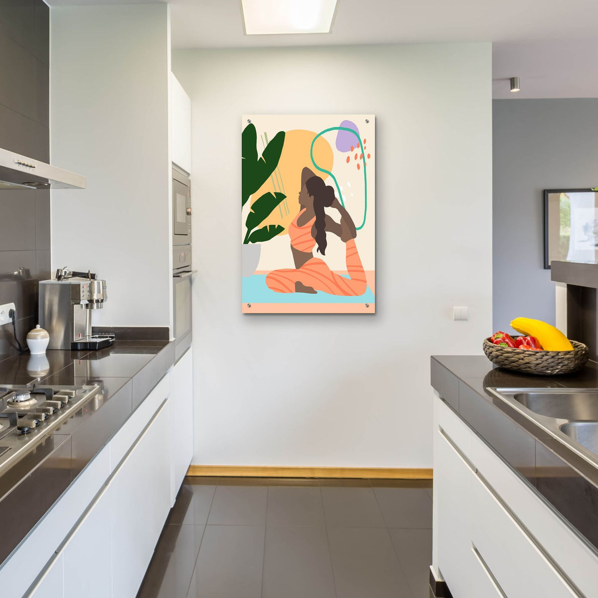 Bright Energy 4 by Annie Warren - 24x36 acrylic wall art in a room