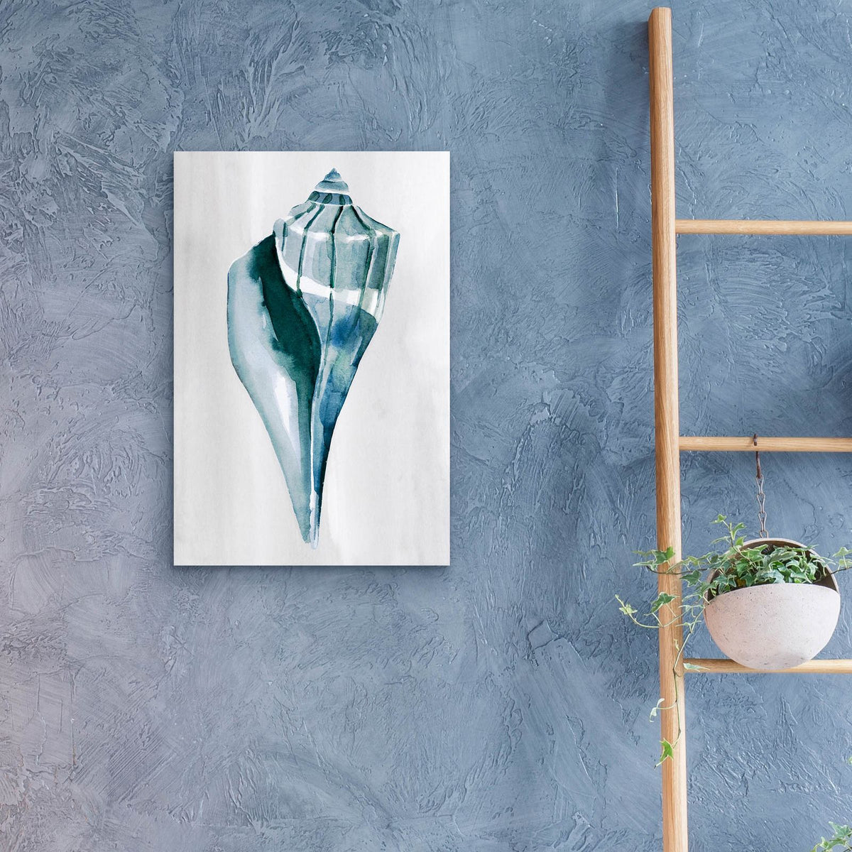 Soft Ocean Gems 2 by Annie Warren - 16x24 acrylic wall art in a room