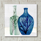 Laura Gibson _sea Glass Vase 1 by Annie Warren - 12x12 acrylic wall art in a room