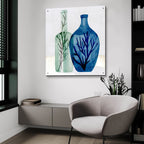 Laura Gibson _sea Glass Vase 1 by Annie Warren - 36x36 acrylic wall art in a room