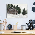 Laura Gibson _winter Barn 1 by Annie Warren - 16x12 acrylic wall art in a room