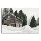 Laura Gibson _winter Barn 1 by Annie Warren acrylic glass wall art