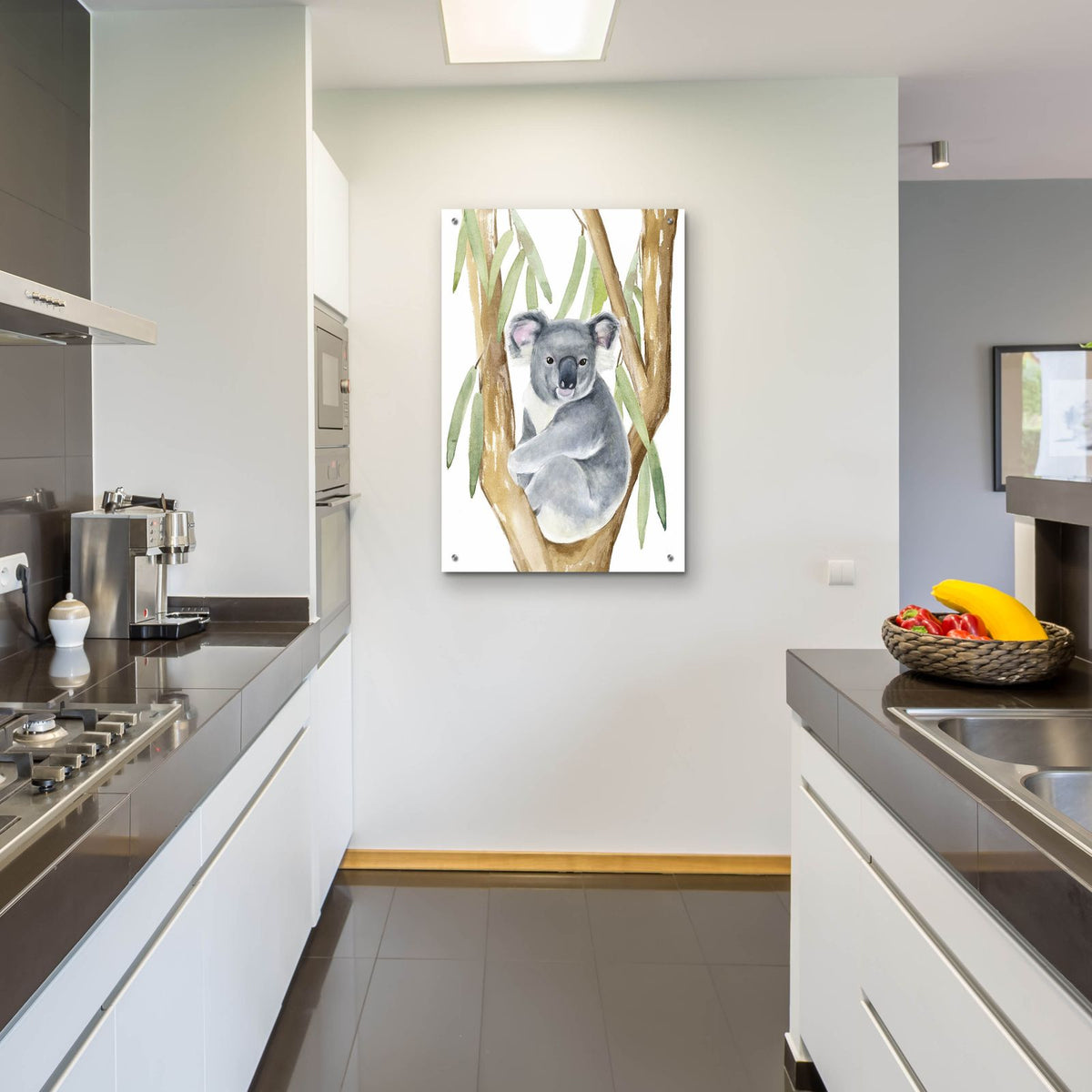 Woodland Koala 1 by Annie Warren - 24x36 acrylic wall art in a room