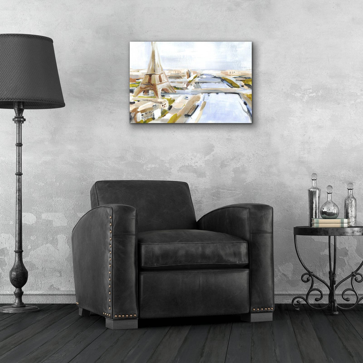Daylight Paris 1 by Annie Warren - 24x16 acrylic wall art in a room