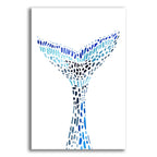 Mosaic Tail 1 by Annie Warren acrylic glass wall art