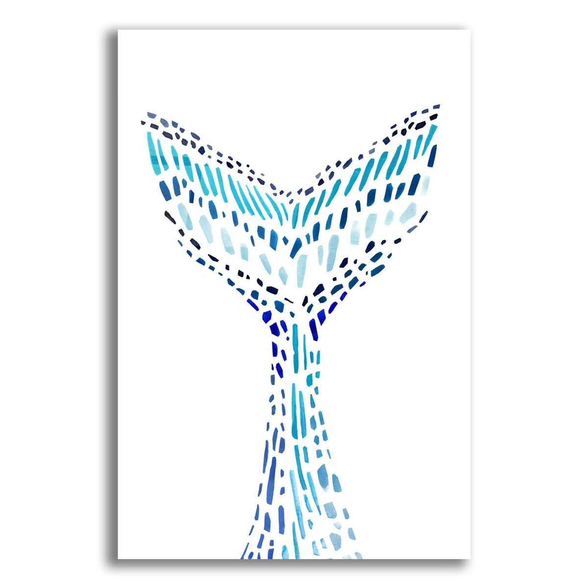 Mosaic Tail 2 by Annie Warren acrylic glass wall art
