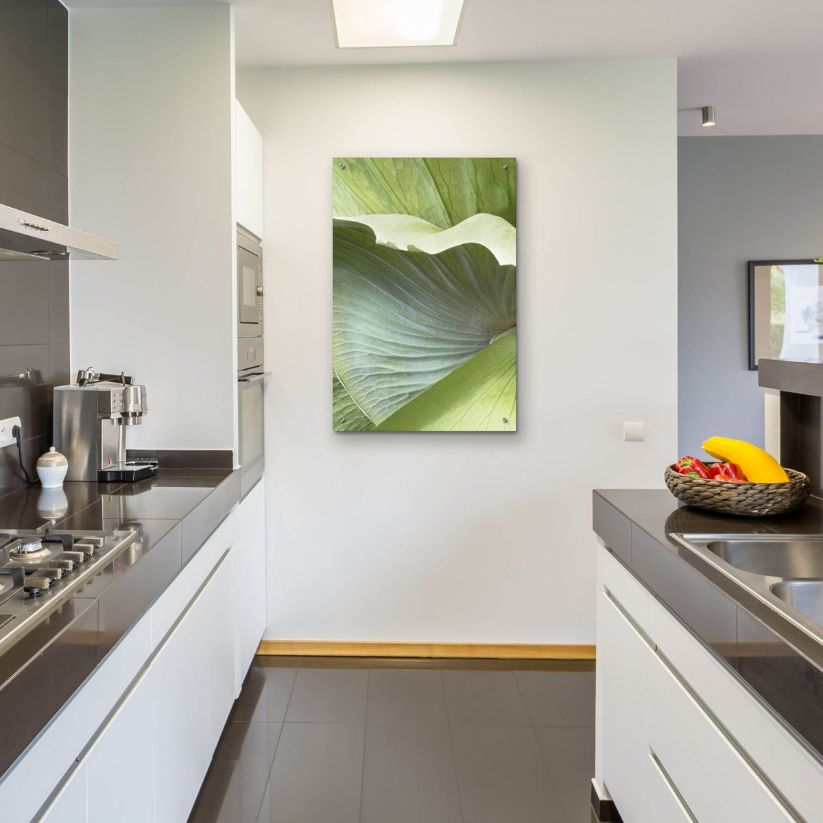 Banana Leaf 1 by Brittany Evans - 24x36 acrylic wall art in a room