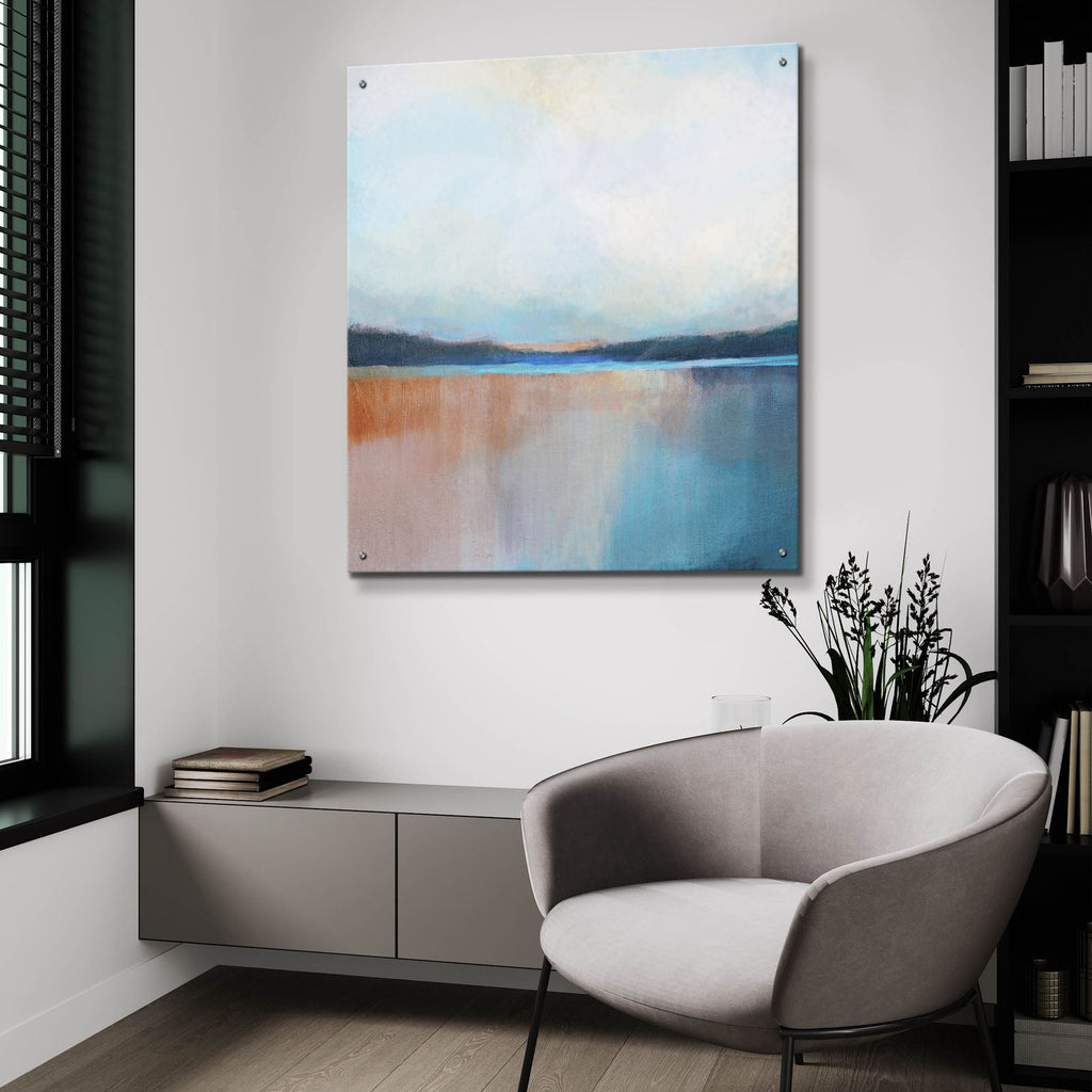 Dune Lake 1 by Brittany Evans - 36x36 acrylic wall art in a room