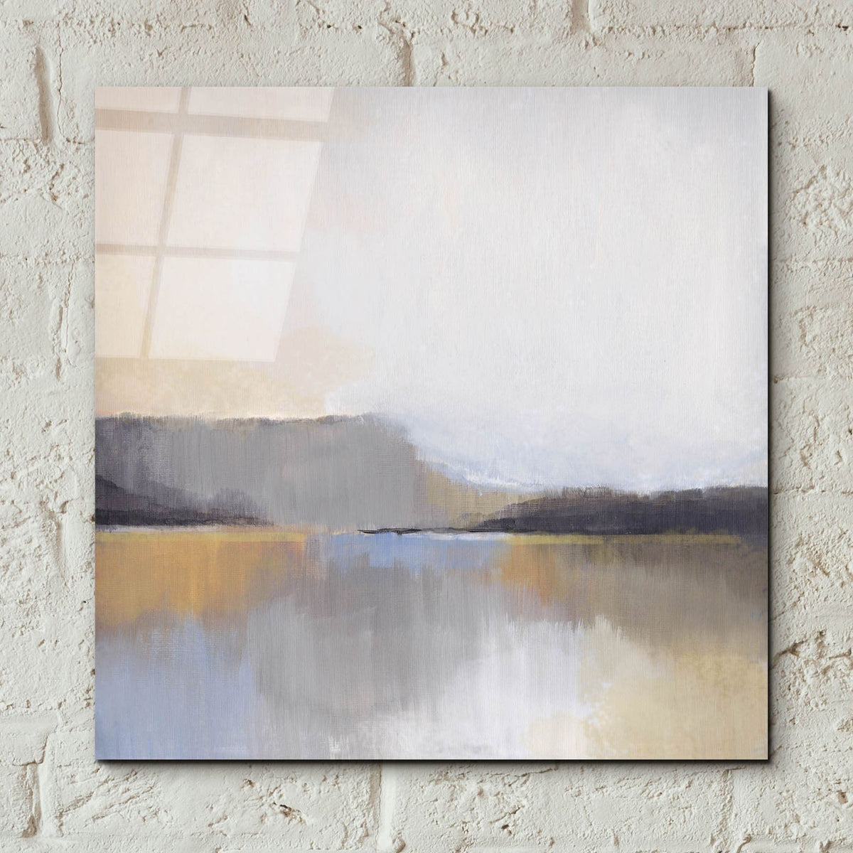 Grey Dunes 1 by Brittany Evans - 12x12 acrylic wall art in a room