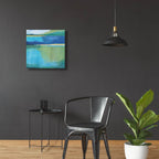 Lagoon 1 by Brittany Evans - 24x24 acrylic wall art in a room