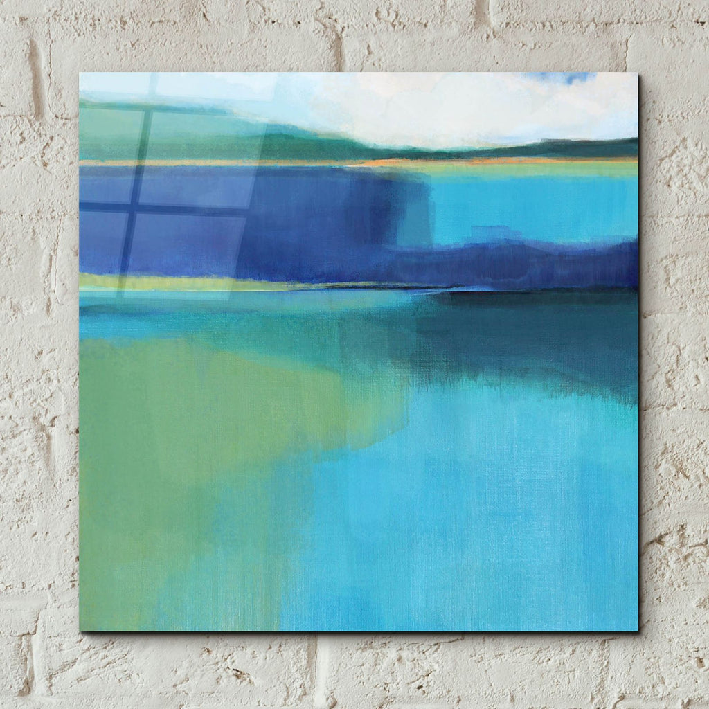 Lagoon 2 by Brittany Evans - 12x12 acrylic wall art in a room