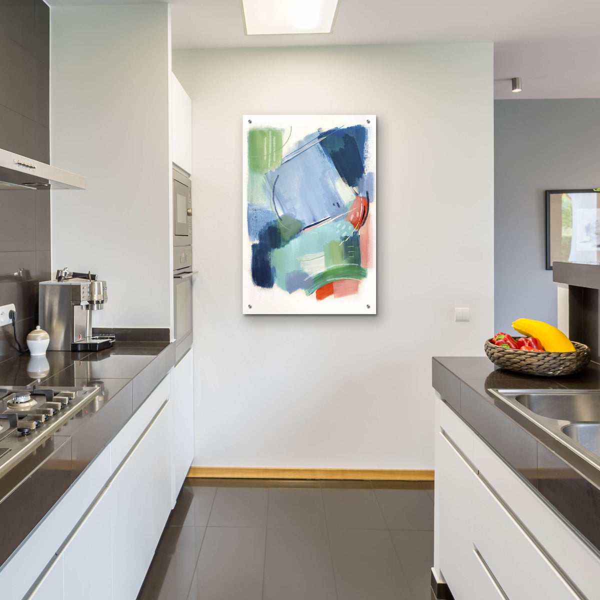 Lake House 1 by Brittany Evans - 24x36 acrylic wall art in a room
