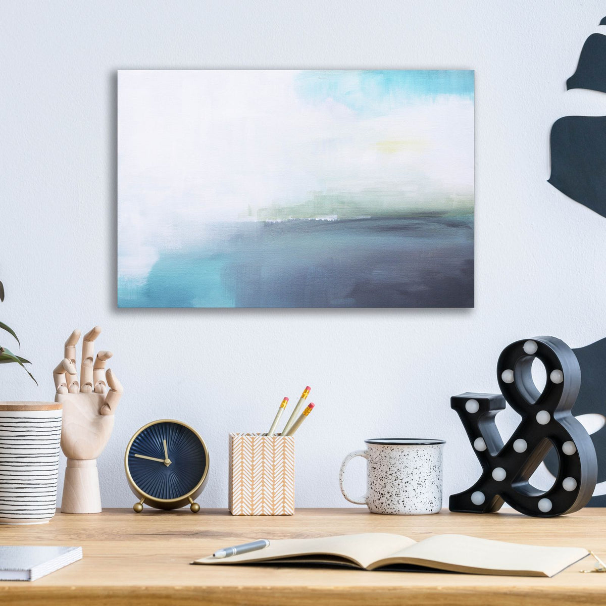 Mystic Cove by Brittany Evans - 16x12 acrylic wall art in a room
