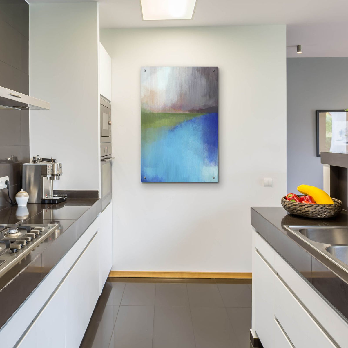 Peaks Bay 2 by Brittany Evans - 24x36 acrylic wall art in a room