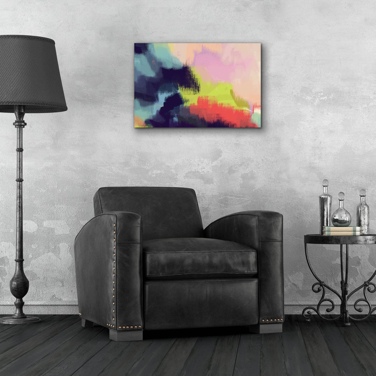 Spring Showers 2 by Brittany Evans - 24x16 acrylic wall art in a room