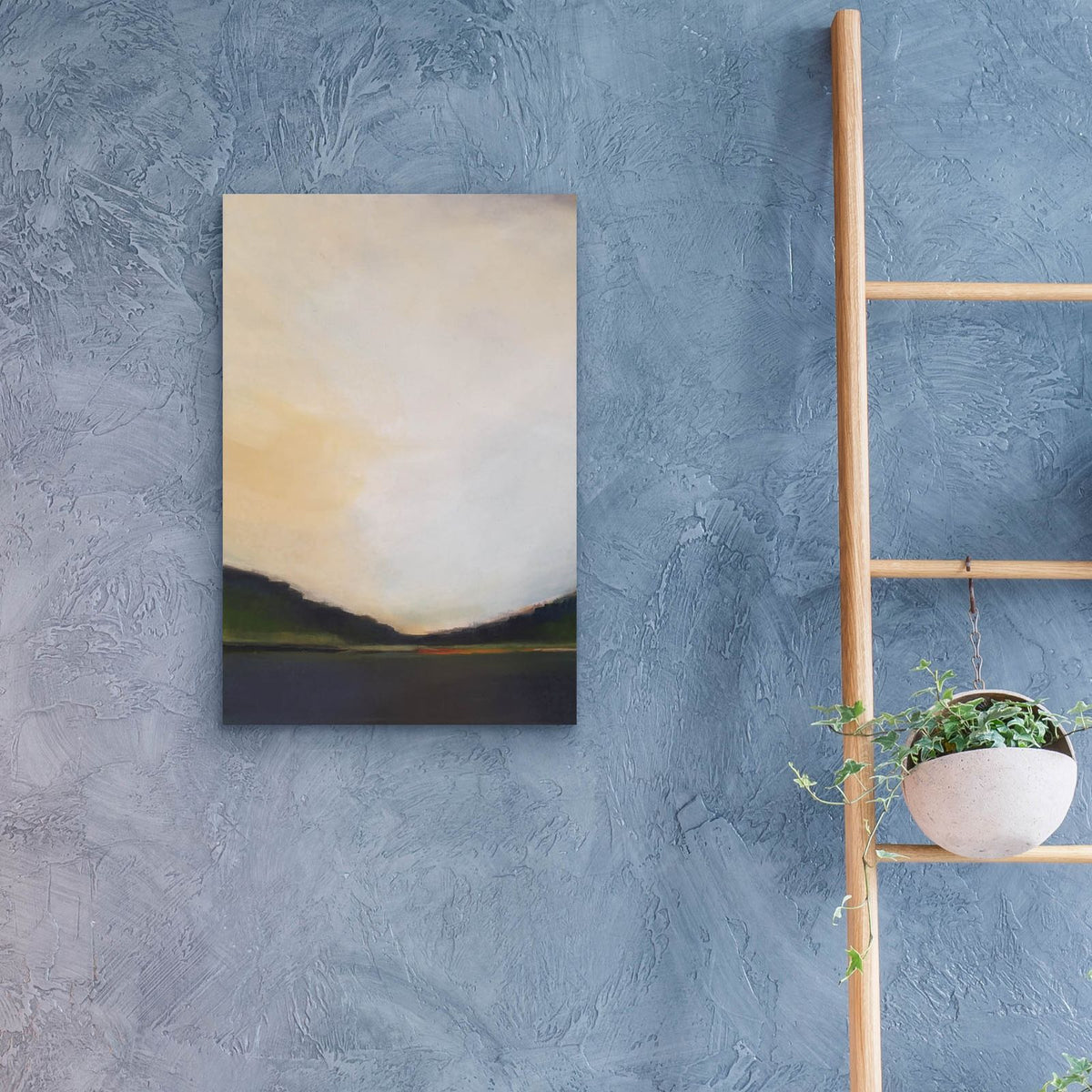 Sunset By The Lake 2 by Brittany Evans - 16x24 acrylic wall art in a room